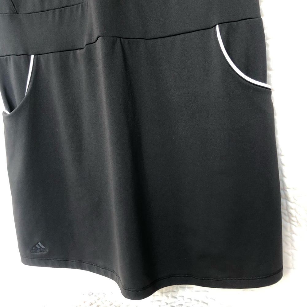 Adidas Black Golf Dress with Pocket’s and Front Zipper. Women’s Size 4. - Picture 6 of 15